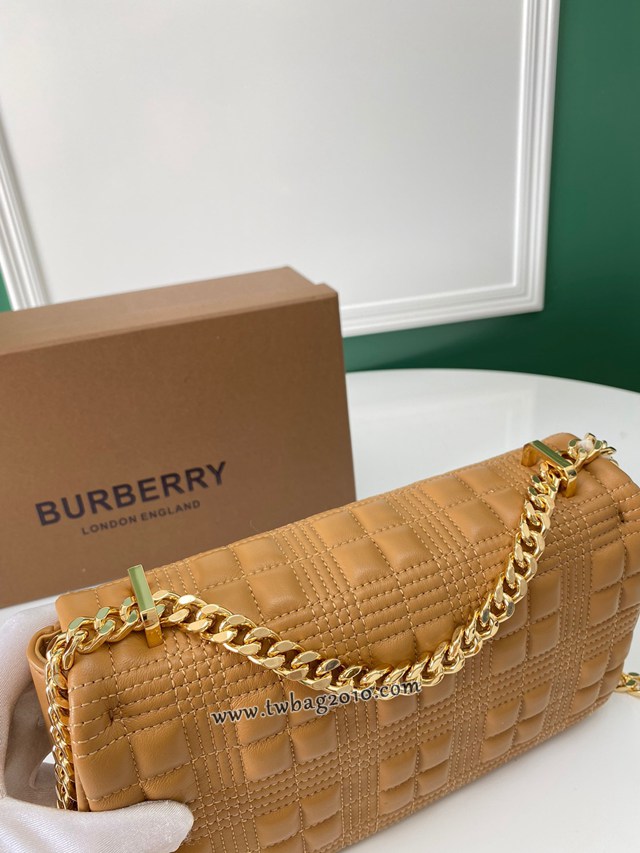 Burberry專門店新款羊皮小號TB蘿拉包 巴寶莉羔羊皮單肩斜挎女包 yxb1212